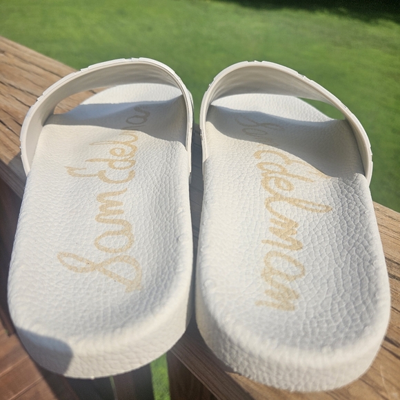 Sam Edelman Textured Rubber Slide Sandals - Picture 2 of 5